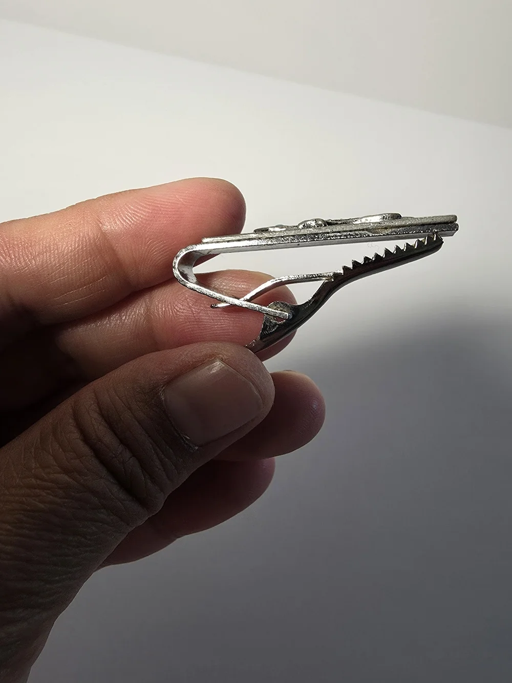 Vtg J. Ritter Roadrunner Tie Clip Bird Tyrquoise Colored Eye MCM